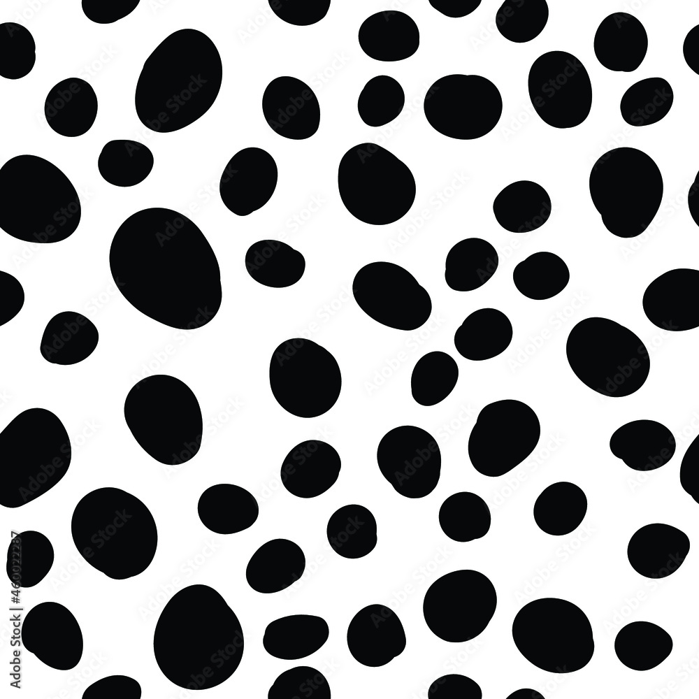 Dark Black vector seamless cover with circles. Modern abstract illustration with colorful water drops. Pattern for trendy fabric, wallpapers. - Vector Dark Black vector seamless cover with circles. Modern abstract illustration with colorful water drops. Pattern for trendy fabric, wallpapers. - Vector