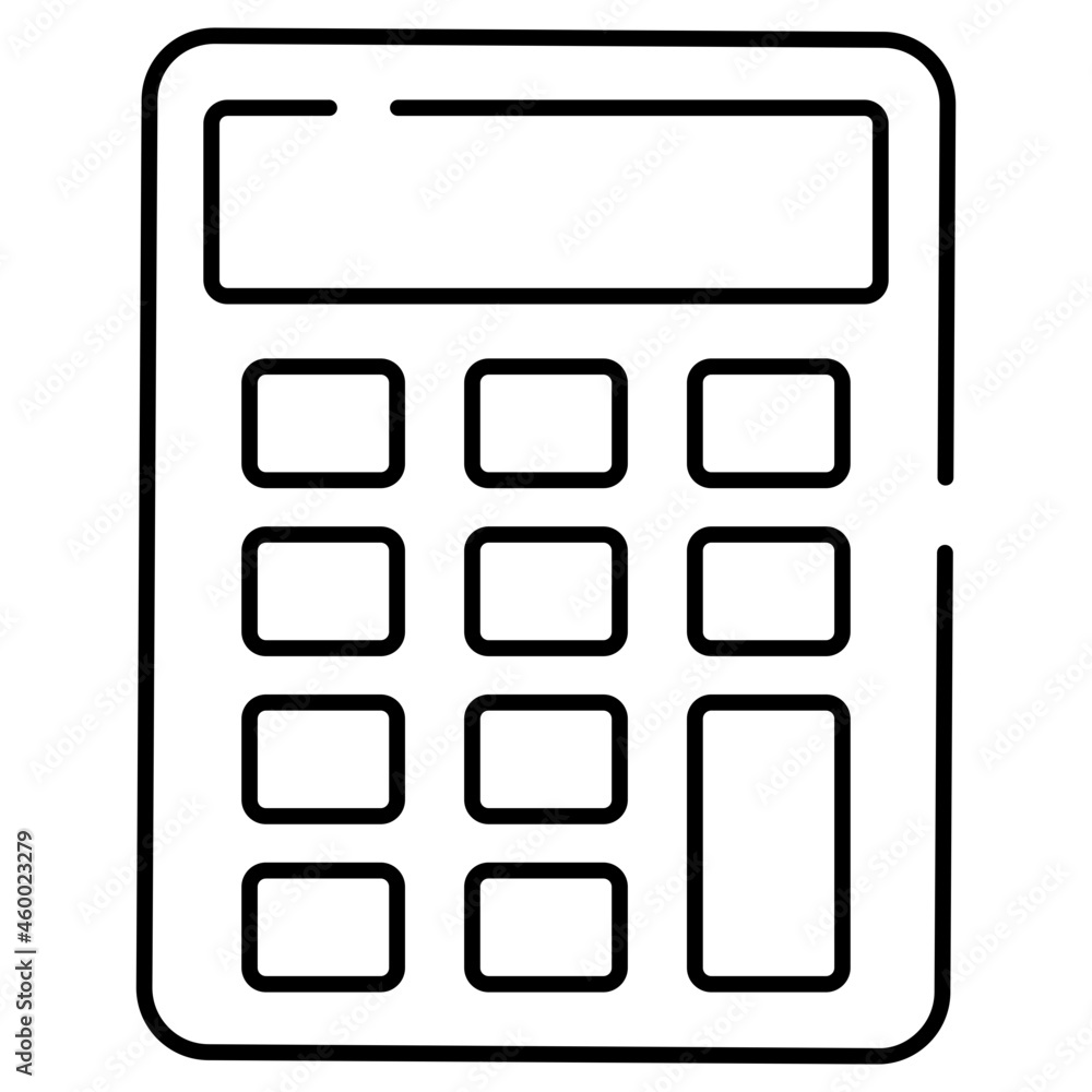 A premium download icon of number cruncher, calculator A premium download icon of number cruncher, calculator