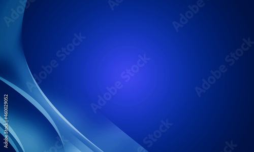 Soft dark light blue background with curve pattern graphics for illustration. 