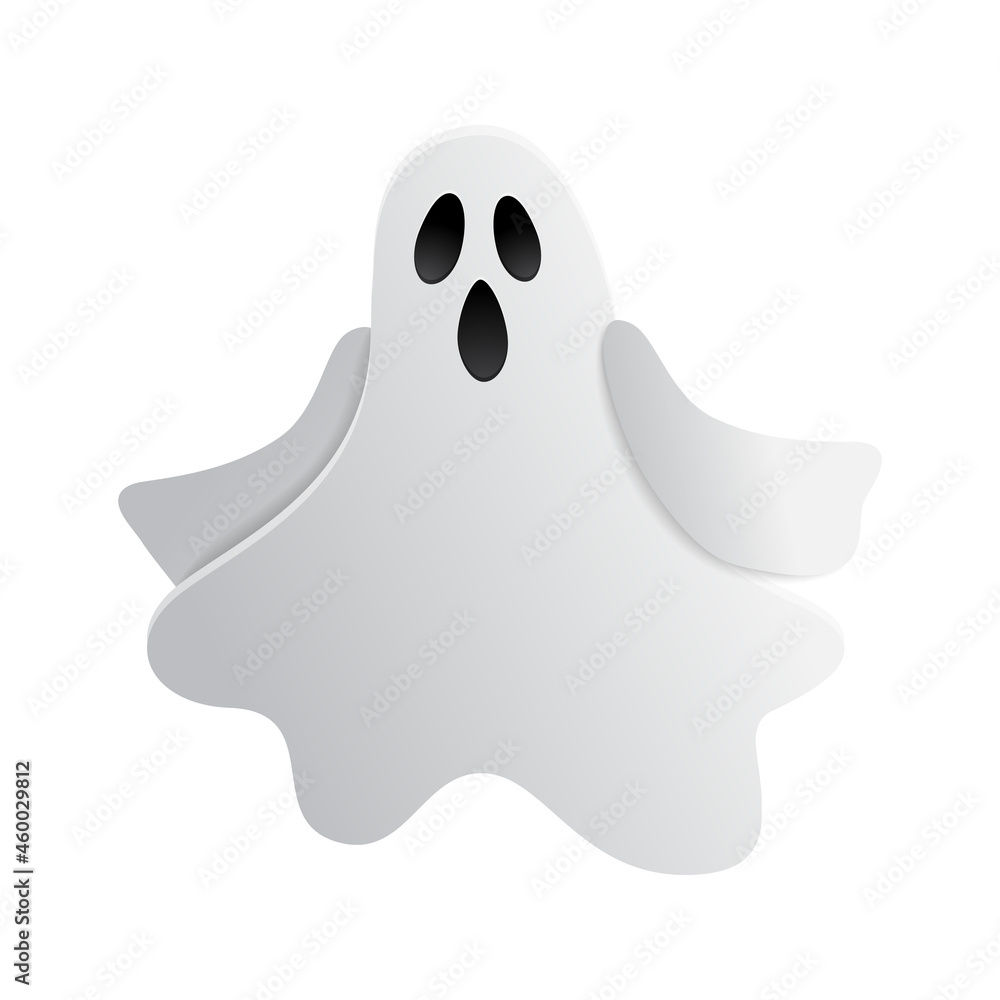Illustration vector graphic of Halloween ghost perfect for element Halloween theme Illustration vector graphic of Halloween ghost perfect for element Halloween theme
