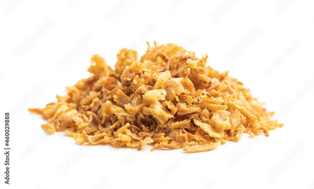 Pieces of fried onions Pieces of fried onions