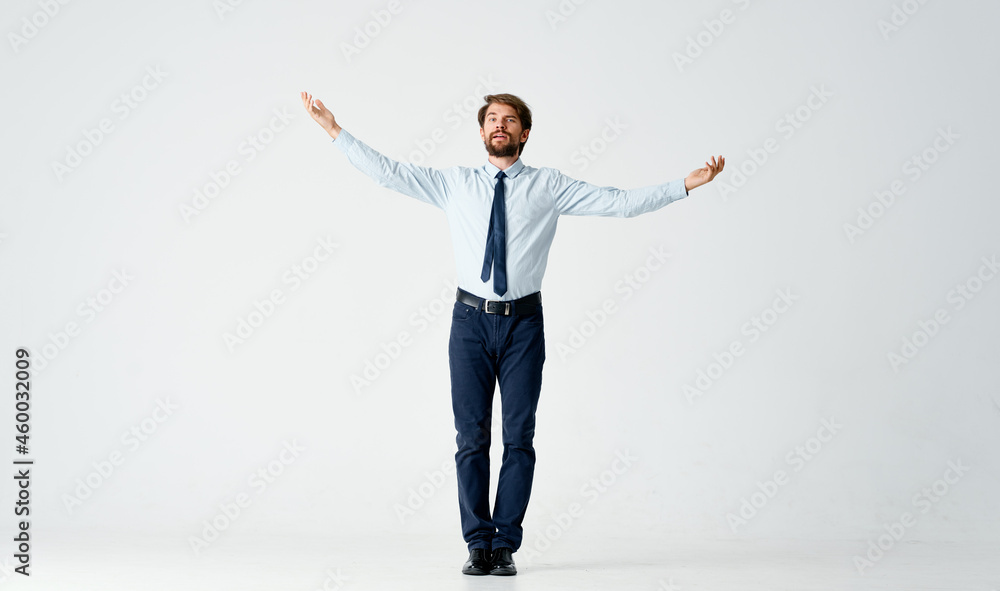 business man in a suit emotions movements gestures with hands manager business man in a suit emotions movements gestures with hands manager
