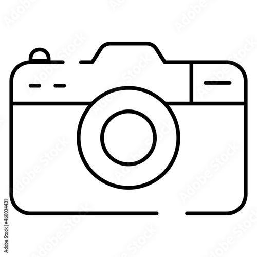 A perfect design icon of camera