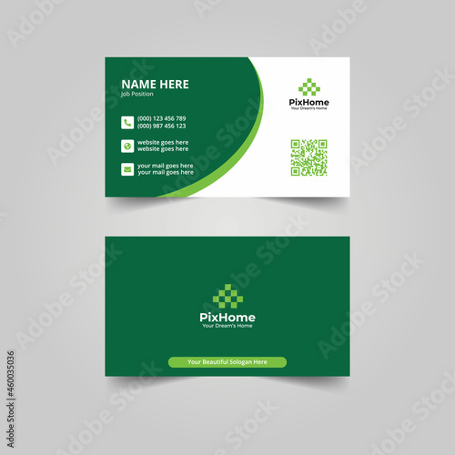  Modern Minimal Business Card Design Vector Template