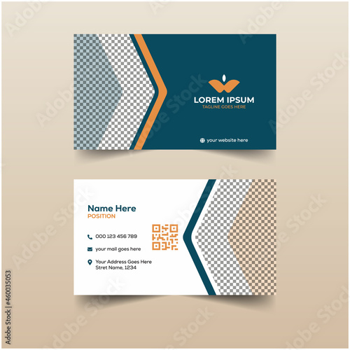  Modern Minimal Business Card Design Vector Template