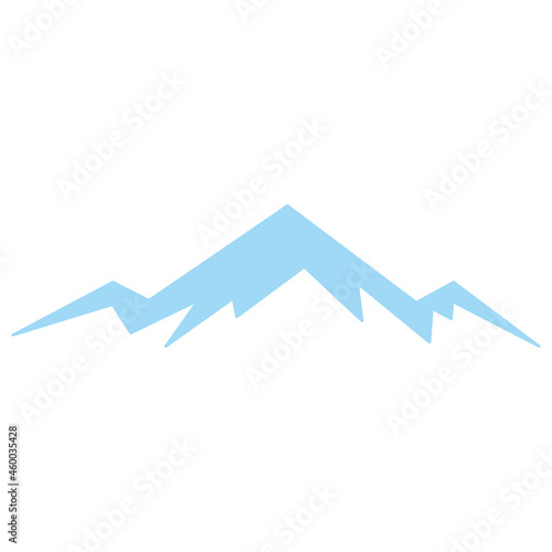 Mountain icon vector illustration sign 
