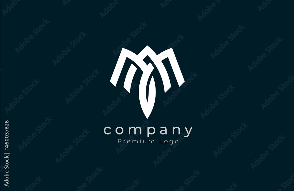 Initial M A Logo, modern letter M A monogram line style, flat design logo template, vector illustration Initial M A Logo, modern letter M A monogram line style, flat design logo template, vector illustration