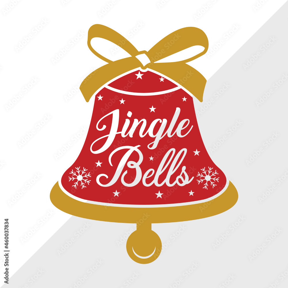 Jingle Bells SVG Cut File | Christmas Svg | Holiday Svg | Winter Svg