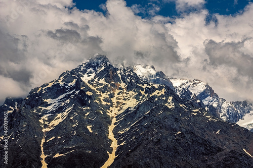 snow-covered mountain