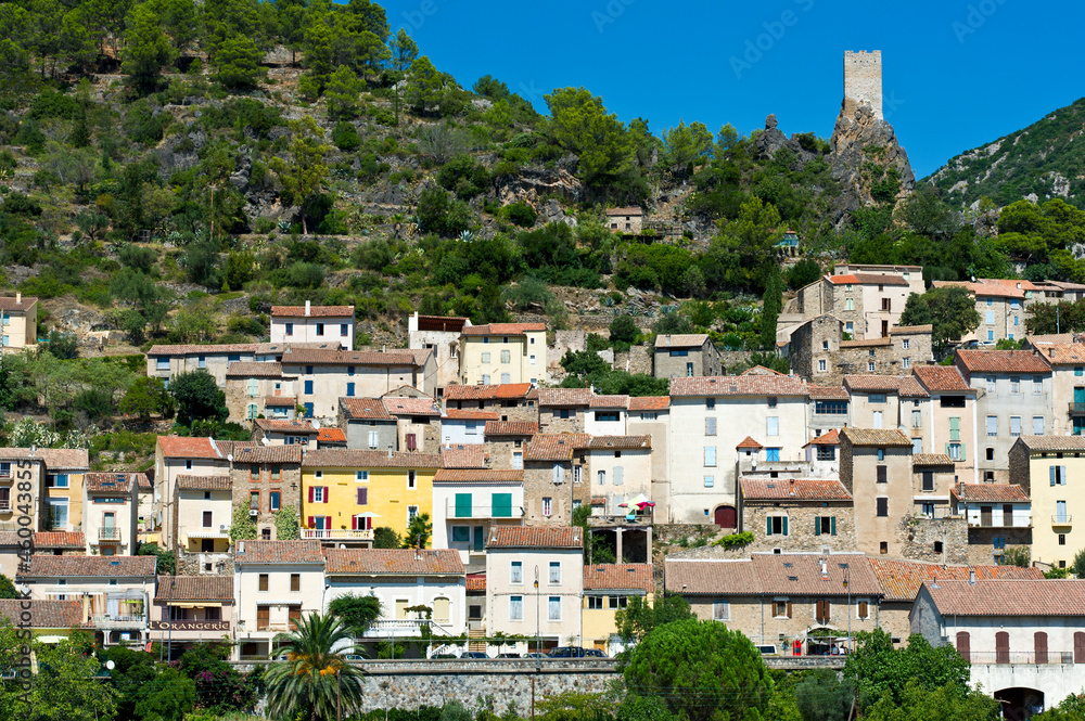Roquebrun, Herault, Languedoc Roussillon, France