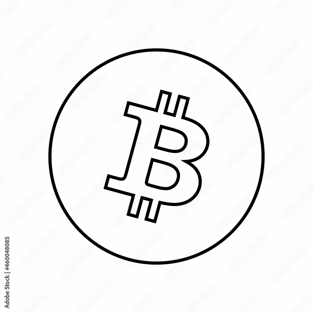 Bitcoin icon. Bitcoin symbol, black. Bitcoin icon, vector sign, payment symbol, coin logo. Crypto currency, internet money. Black emblem isolated on white background. Simple vector Bitcoin icon. Bitcoin symbol, black. Bitcoin icon, vector sign, payment symbol, coin logo. Crypto currency, internet money. Black emblem isolated on white background. Simple vector