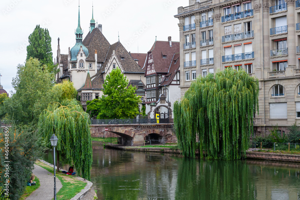 View of Strasbourg city in Alsace