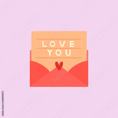 Love letter vector