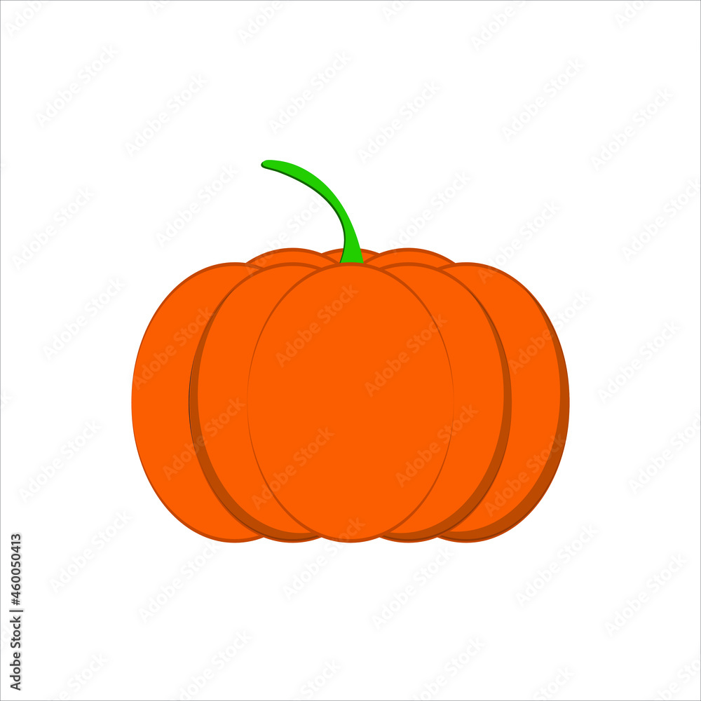 pumpkin vector on white background image for web, presentation, logo, Icon Symbol. pumpkin vector on white background image for web, presentation, logo, Icon Symbol.
