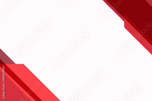 Simple blank red background vector for business