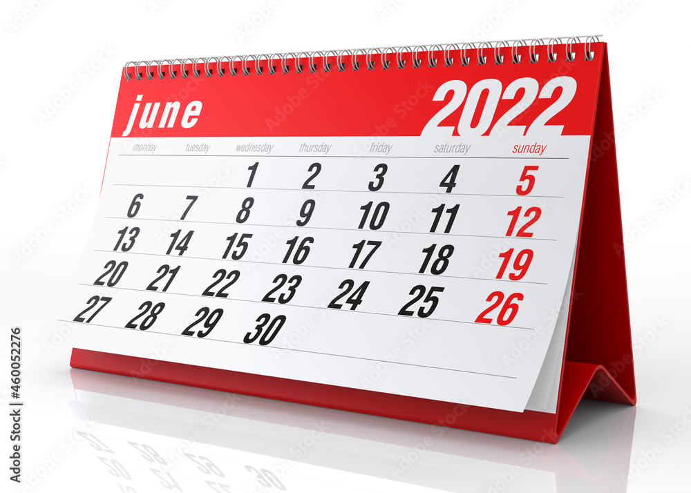 June 2022 Calendar