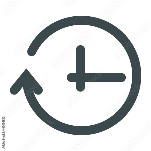Time icon vector. Clock icon symbol