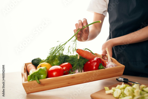 vegetables cooking vitamins healthy food in the kitchen © SHOTPRIME STUDIO