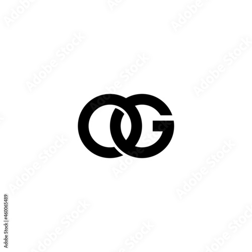 Letter OG logo or icon design