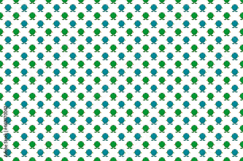 Simple cute cartoon pattern wallpaper on white background for printing, gift wrap.