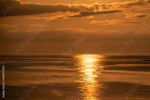 Sunset over the North Sea