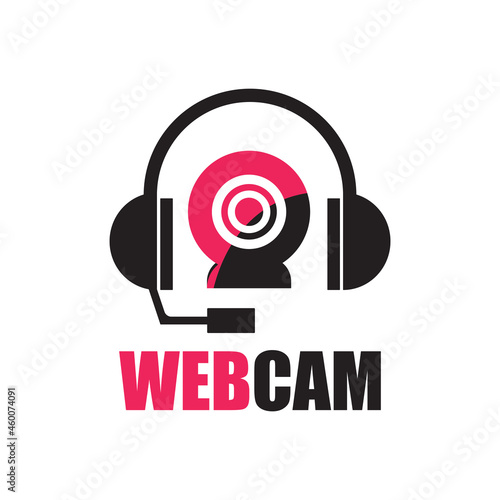 Vector logo of webcam studio, sex and private chat