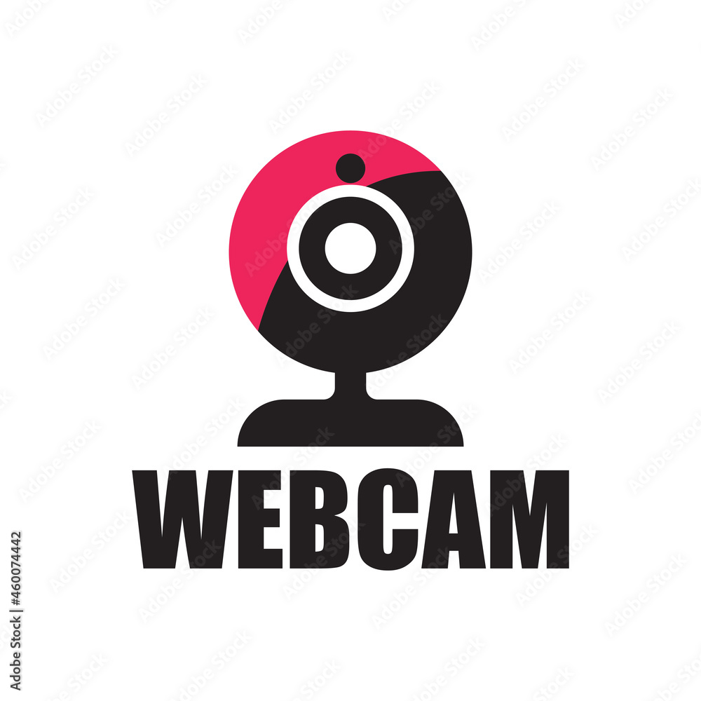 Stockvector Vector logo of webcam studio sex and private chat  