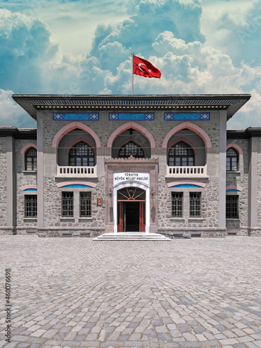 The first building of the Grand National Assembly of Turkey in Ankara Ulus (TBMM) photo