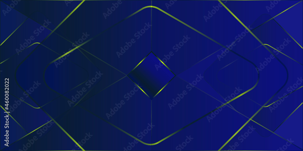Fototapeta premium Blue Abstract Background With Triangles