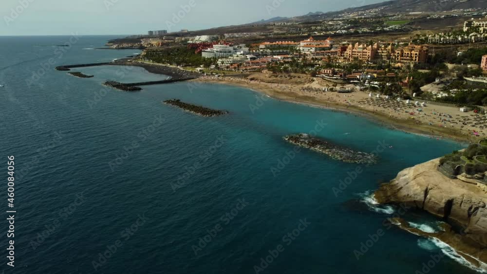 Beach at Los Cristiano in Tenerife Beach at Los Cristiano in Tenerife
