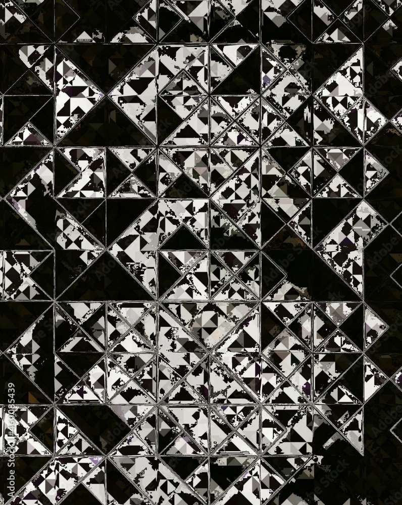 Fototapeta premium intricate black white and grey patterns and designs