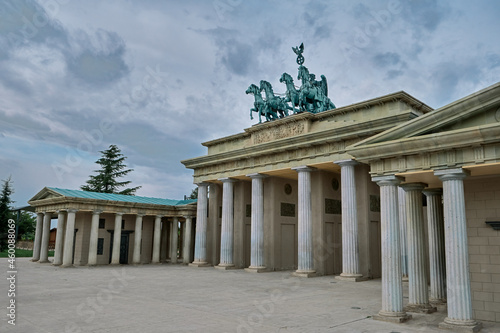 Brandenburg Gate Park in Europe, Torrejon de Ardoz, Spain photo