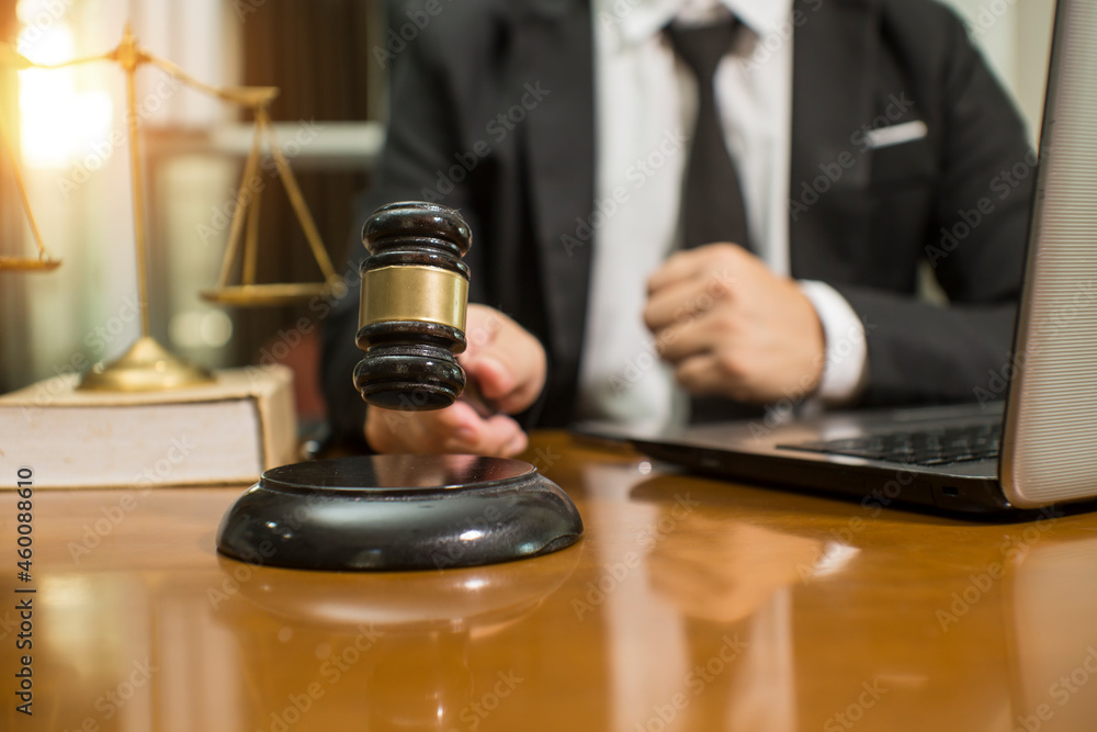 justice and law concept.Male judge Consultation and legal concepts, lawyers, justice and law concept.Male judge Consultation and legal concepts, lawyers,
