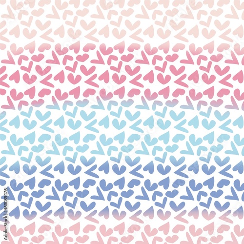 Wallpaper Mural Valentines Heart Gradient Ombre Rainbow Texture Torontodigital.ca