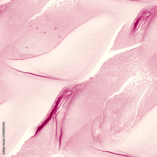 Alcohol ink pink seamless background. Alcohol ink photo