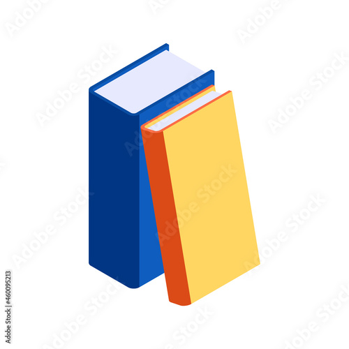 Isometric Books Icon