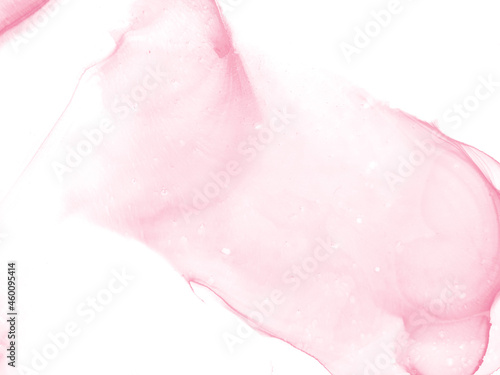 Alcohol pink and whate ink background. Banner for photo