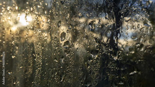 water drops on the window