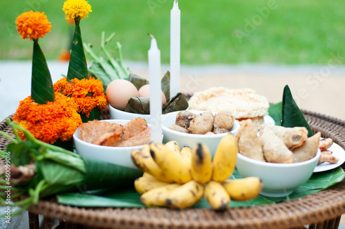 The traditional ritual of the ASEAN people called 