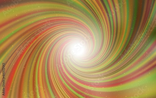 Light Orange vector texture with milky way stars.