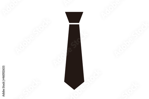 ネクタイのアイコン。シンプルなネクタイのイラスト。 © lastpresent