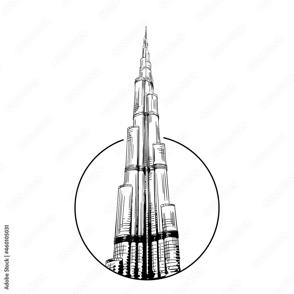 Burj Khalifa  tallest building in  Adriennes Art Class  Facebook