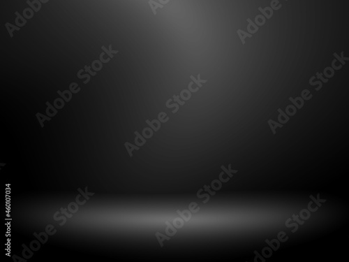 Abstract black background, can be used for valentines or Christmas design layout, studio, web template, room and report with smooth gradient color. ( Black and gray background )