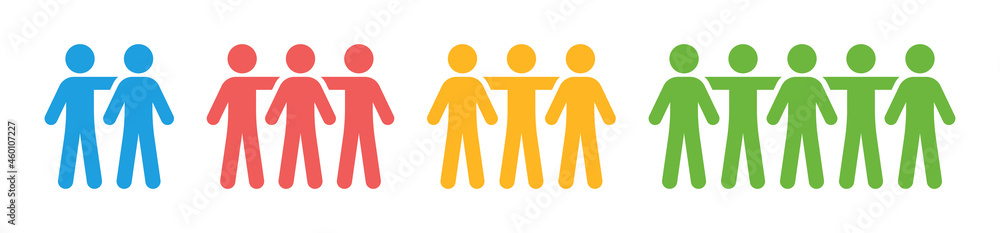 Friends icon set. Friendship symbol vector illustration. Friends icon set. Friendship symbol vector illustration.