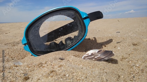 sunglasses on the sand