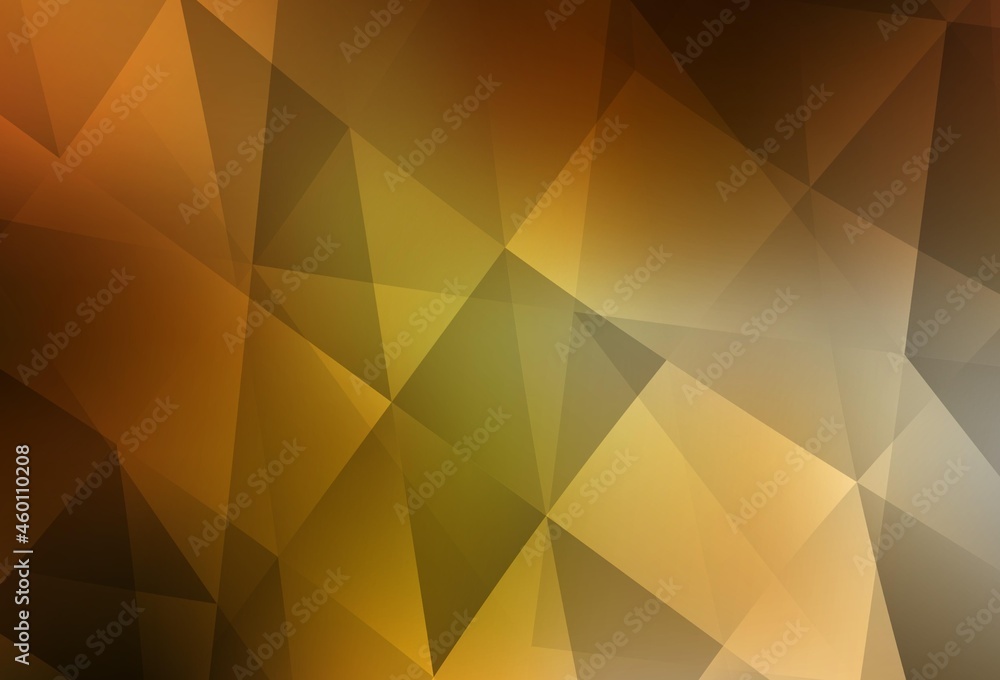 Light Orange vector polygonal pattern. Light Orange vector polygonal pattern.