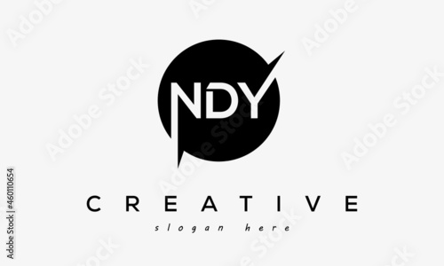 NDY creative circle letters logo design victor photo