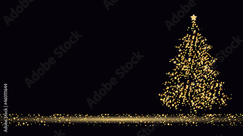 christmas tree with lights,  сhristmas background, merry christmas, happy new year, 2022, congratulations on winter holiday, holiday card