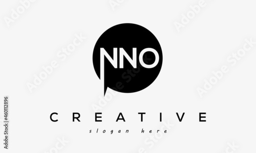 NNO creative circle letters logo design victor photo