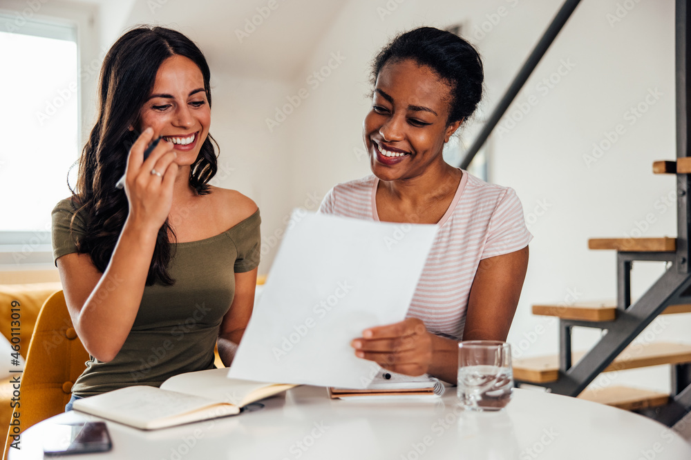Adult women, learning foreign languages. Adult women, learning foreign languages.